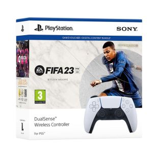 Sony DualSense juhtpult valge koos FIFA 23 mänguga