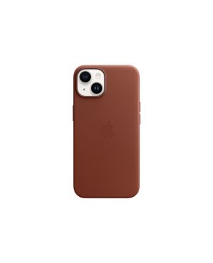 Кожаный чехол MagSafe для Apple iPhone 14, коричневый