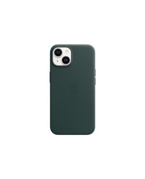 Кожаный чехол MagSafe для Apple iPhone 14, зеленый