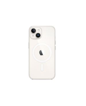 Силиконовый чехол MagSafe для Apple iPhone 14 Plus, прозрачный