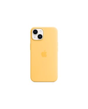 Силиконовый чехол MagSafe для Apple iPhone 14, желтый