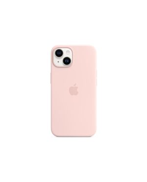 Силиконовый чехол MagSafe для Apple iPhone 14, розовый