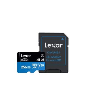 Lexar microSD карта памяти 256GB, 100 MB/s / 45 MB/s