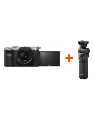 Гибридная камера Sony a7c 28-60 мм с подставкой на руках GP-VPT2BT